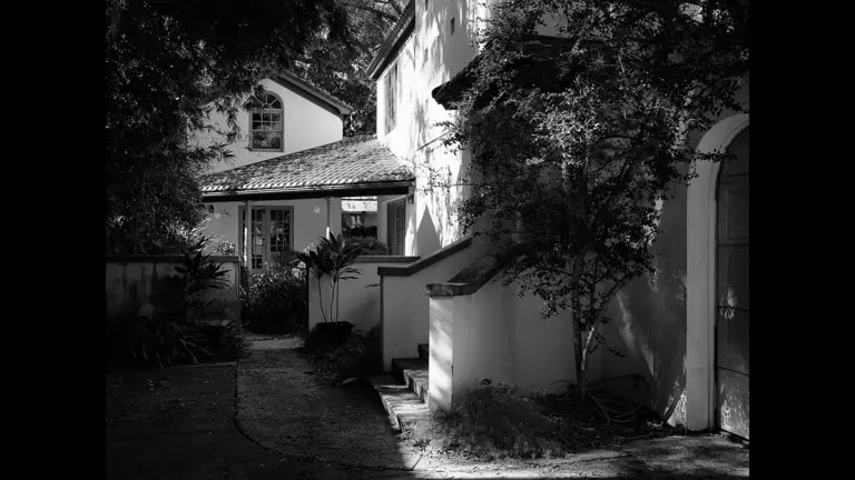 Private house in black and white