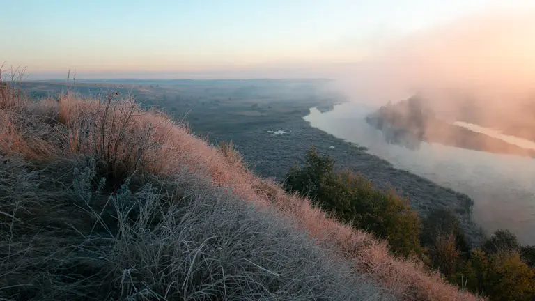 Sunrise on the Ros' River