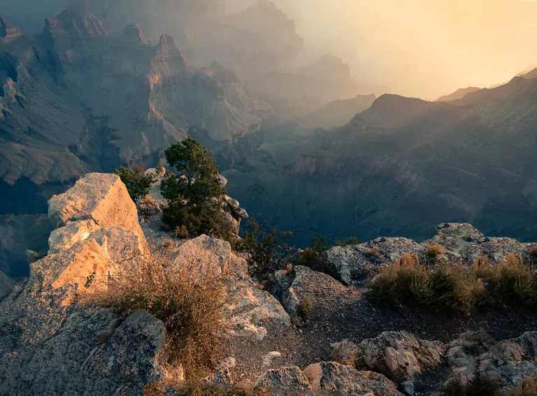 Grand Canyon National Park at sunrise