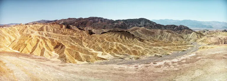 Dante Point Panorama in Death Valley National Park